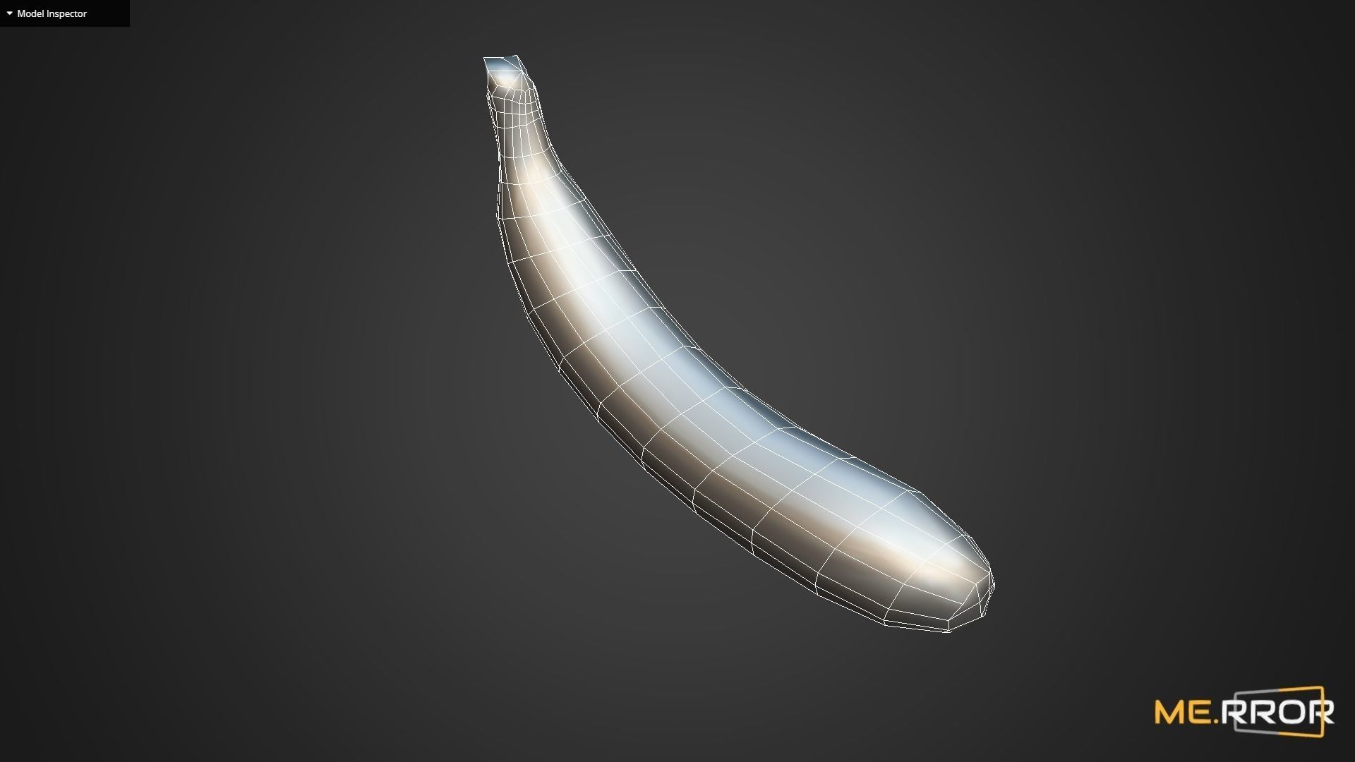 Game Ready Banana Low-poly 3D model_13