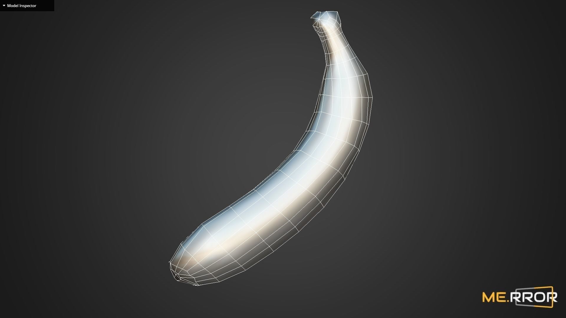 Game Ready Banana Low-poly 3D model_12