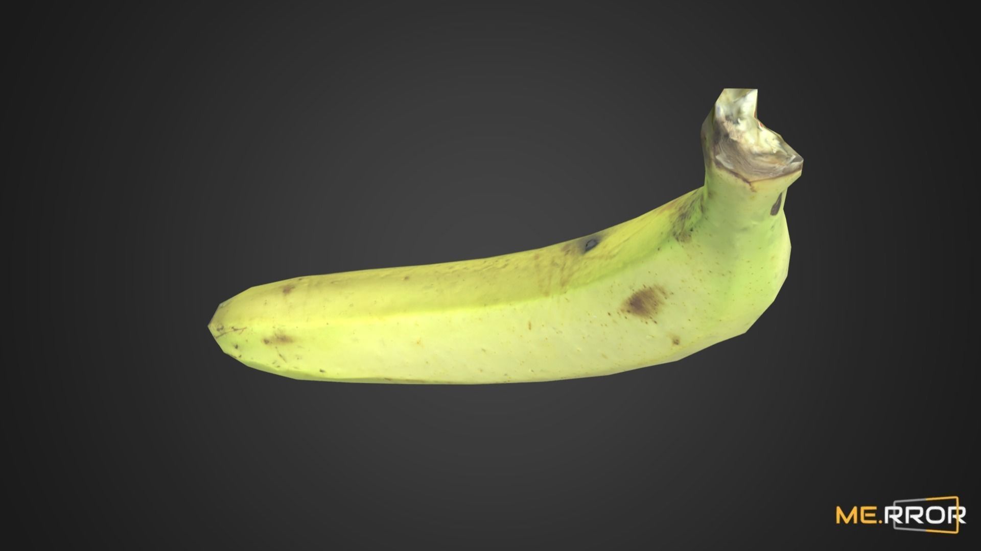 Game Ready Banana Low-poly 3D model_4