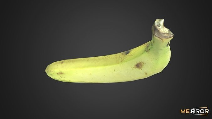 Game Ready Banana Low-poly 3D model 5