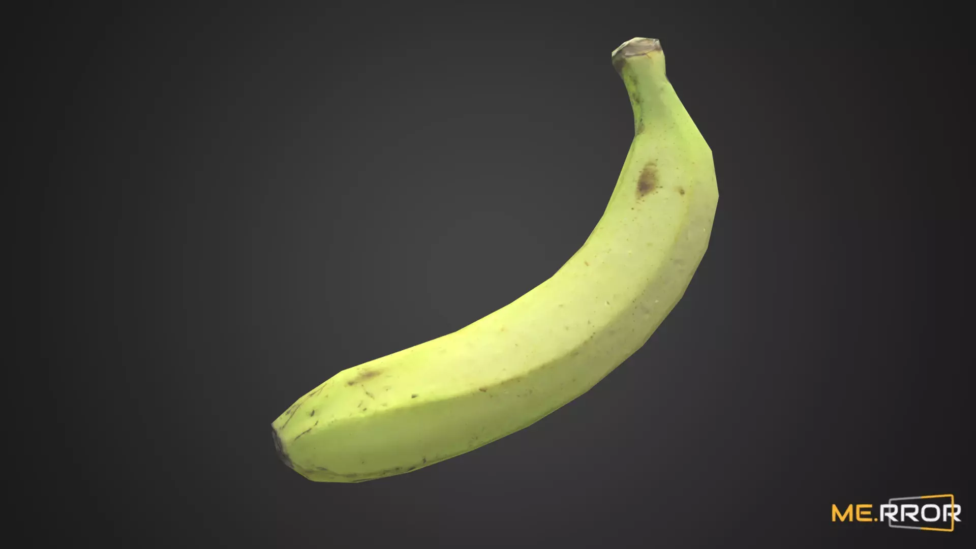 Game Ready Banana Low-poly 3D model_0
