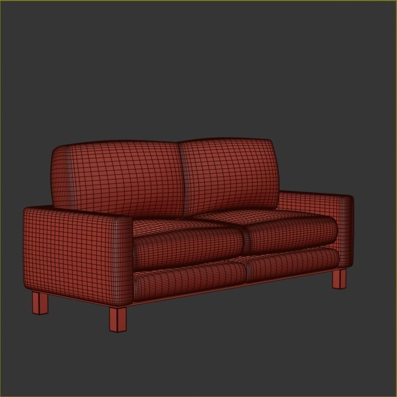 union sofa Low-poly 3D model_8