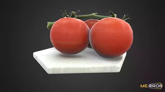 Game Ready Cherry Tomatoes  Low-poly 3D model 5