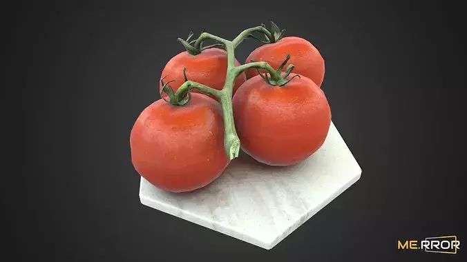 Game Ready Cherry Tomatoes  Low-poly 3D model 2