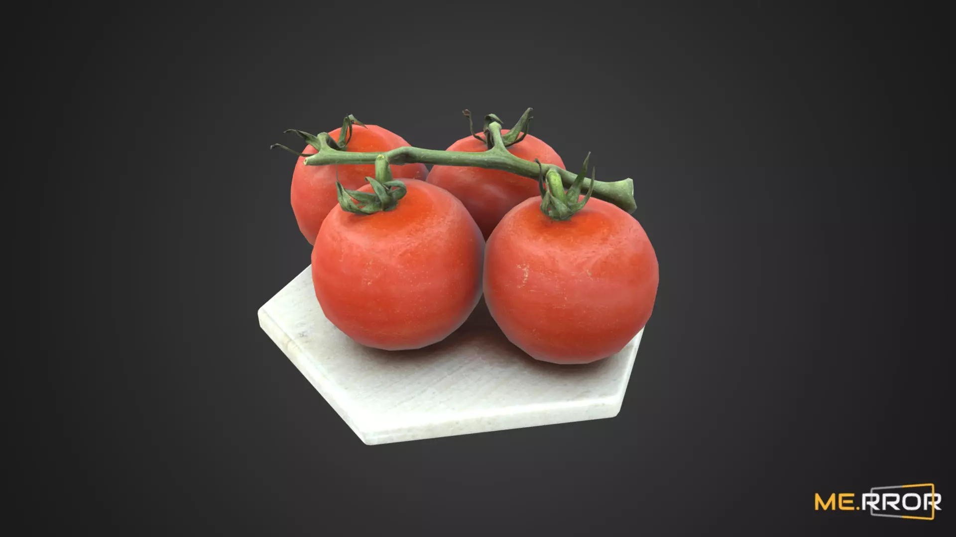 Game Ready Cherry Tomatoes Low-poly 3D model