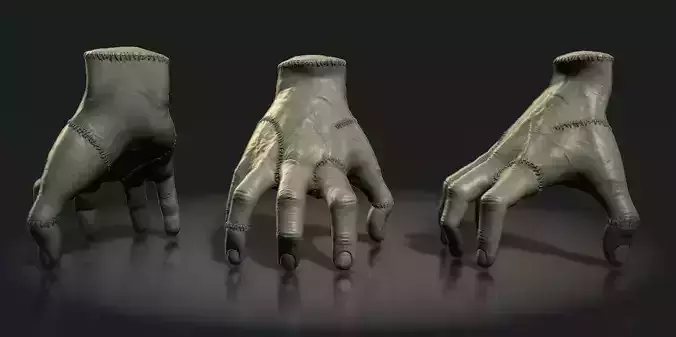 WEDNESDAY  The Thing The Hand STL Addams family WEDNESDAY  3D model