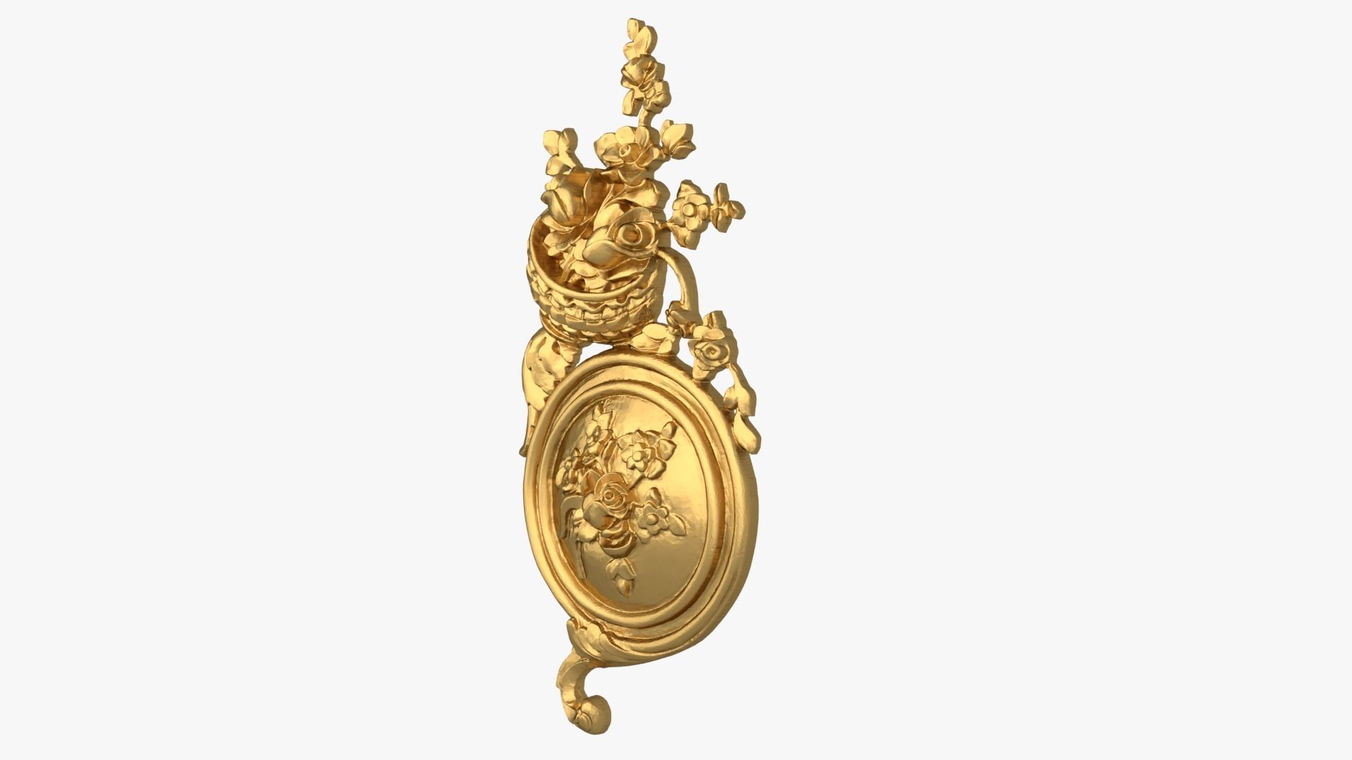 Classic decor ornament 227 3D model_2