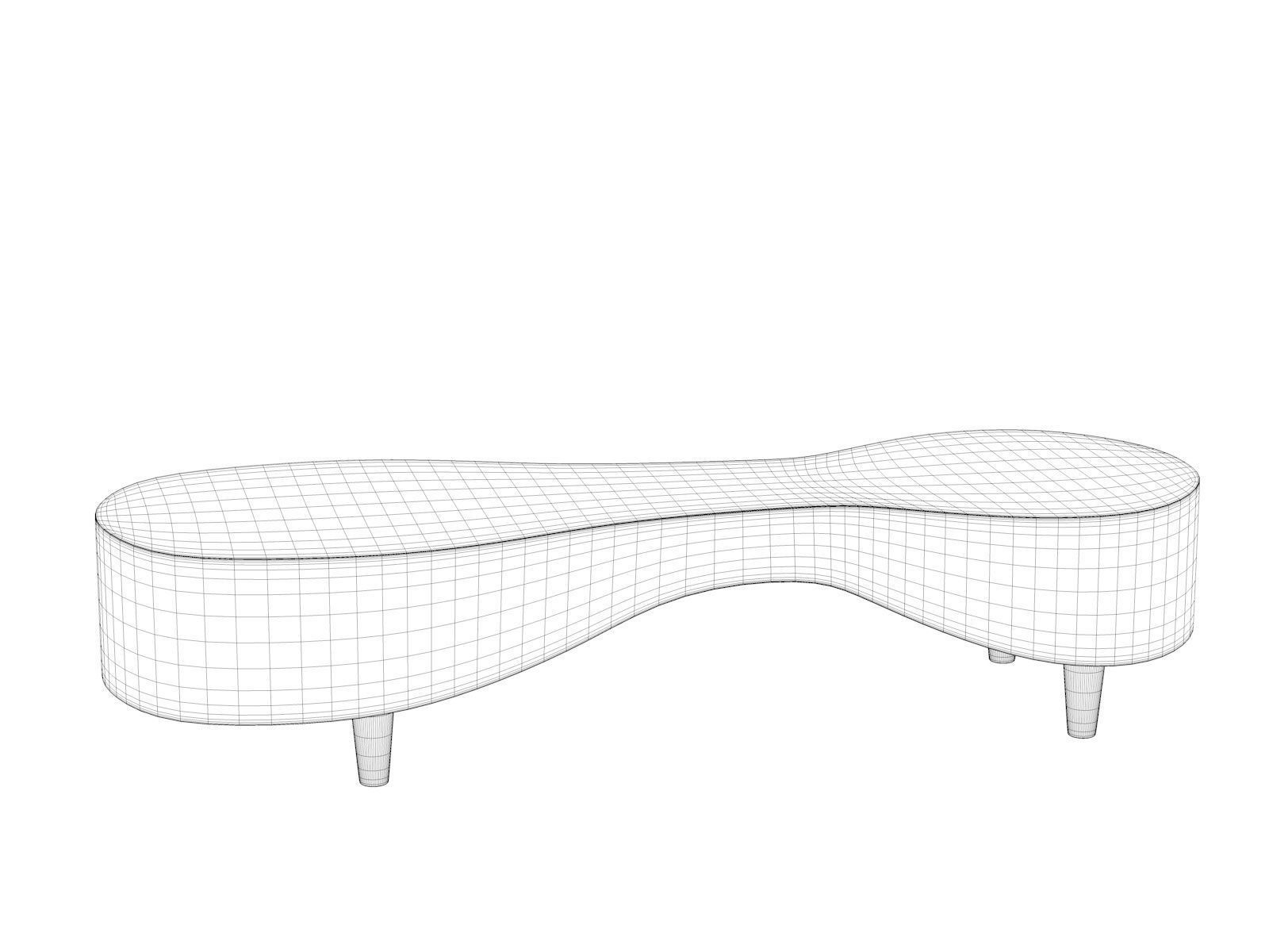 Amore Bench 3D model_3