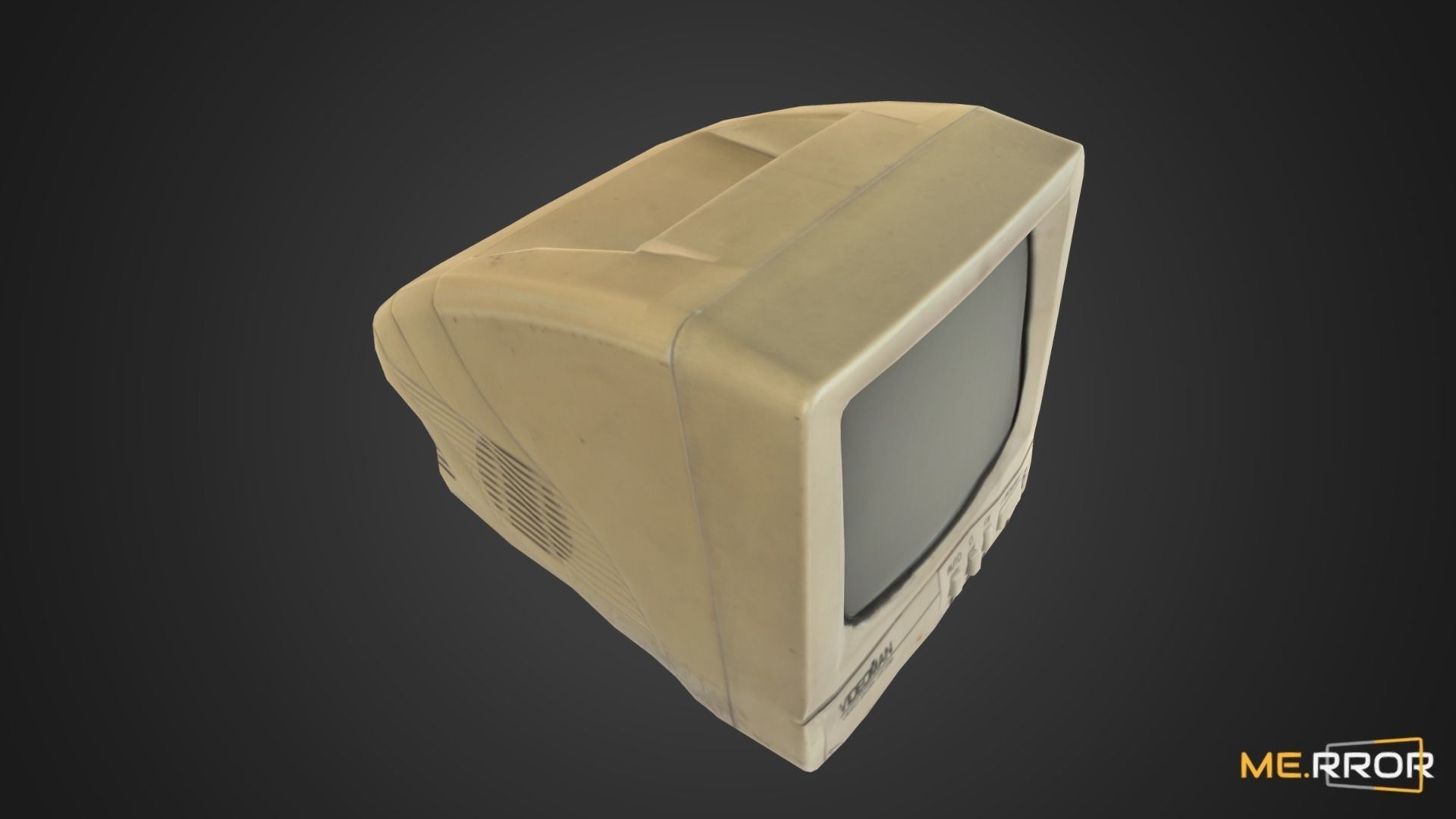 Game Ready Videoman Cam Monitor Low-poly 3D model_4