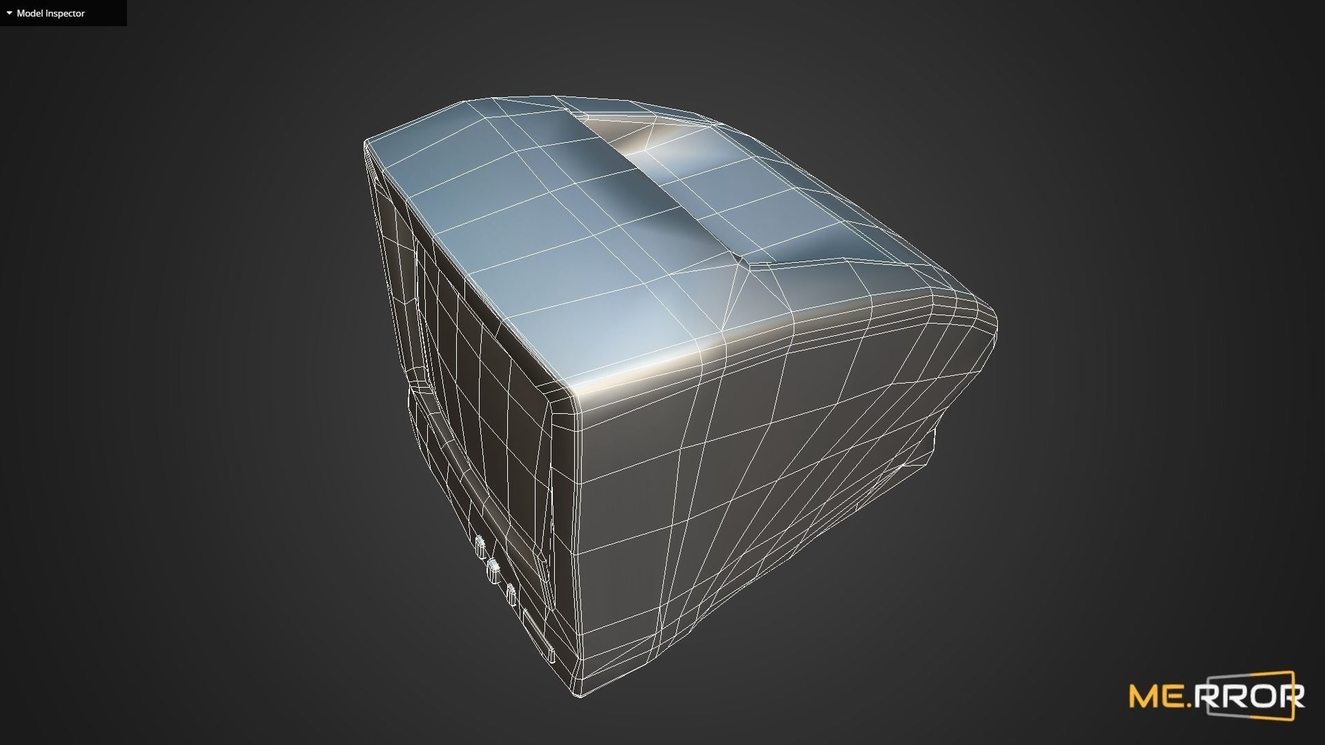 Game Ready Videoman Cam Monitor Low-poly 3D model_14