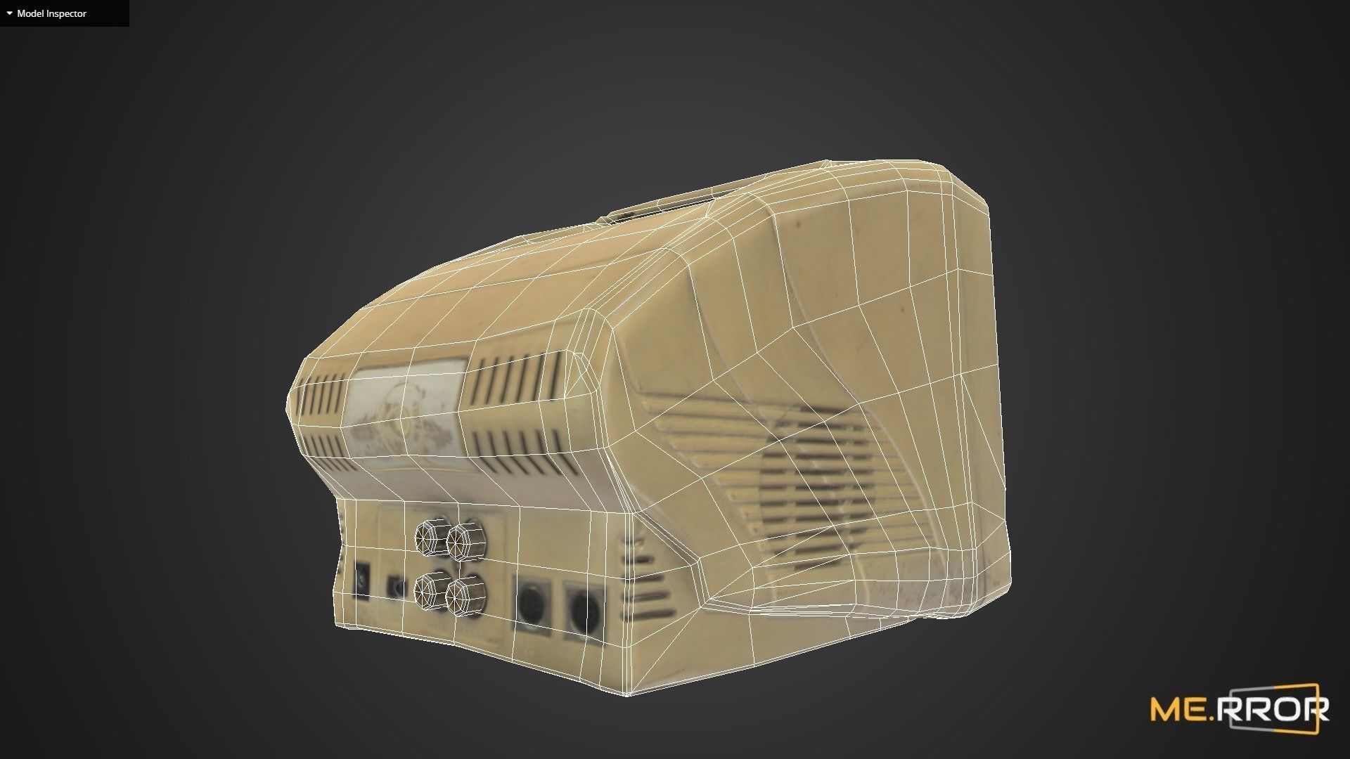 Game Ready Videoman Cam Monitor Low-poly 3D model_12