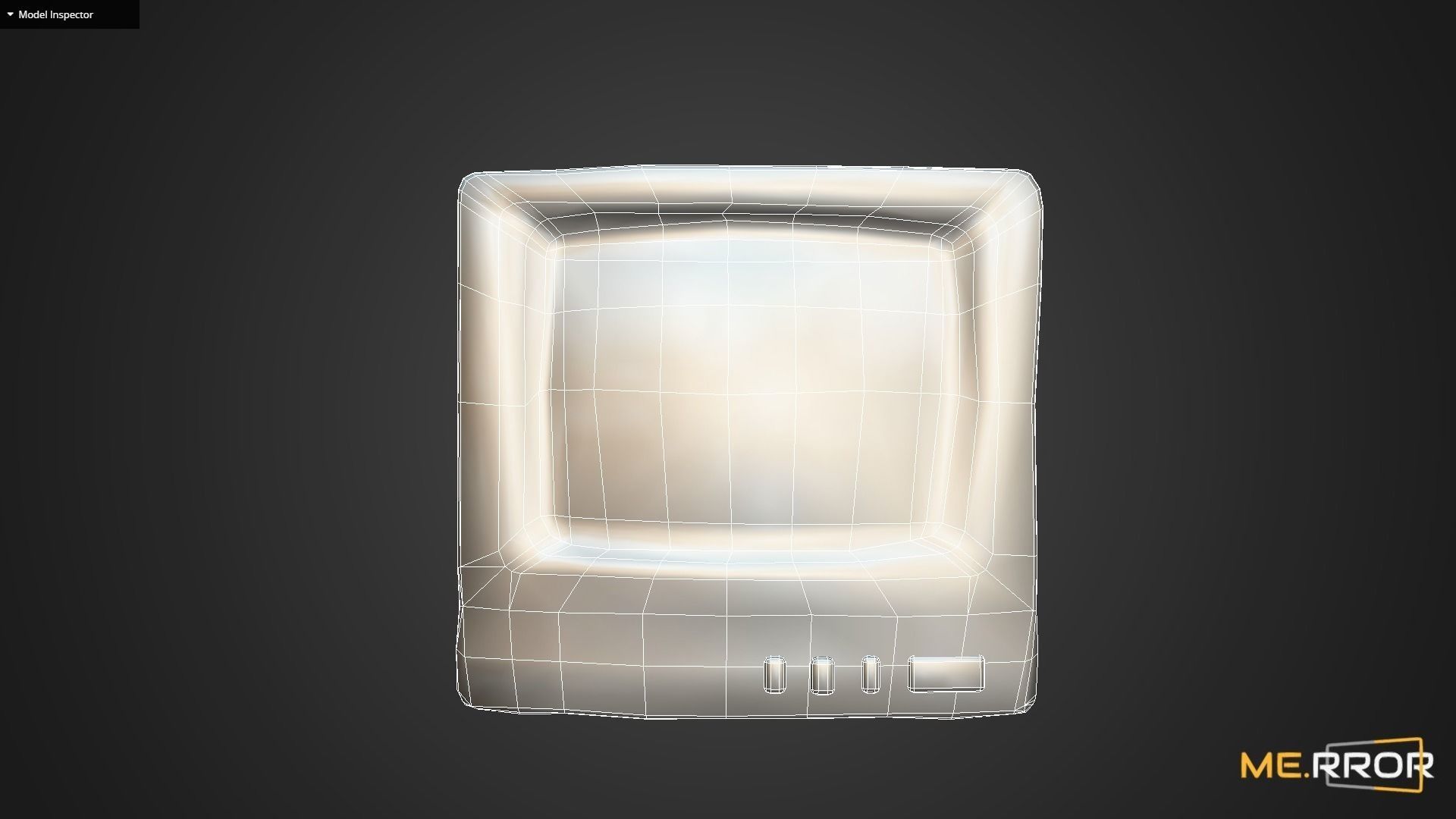 Game Ready Videoman Cam Monitor Low-poly 3D model_13