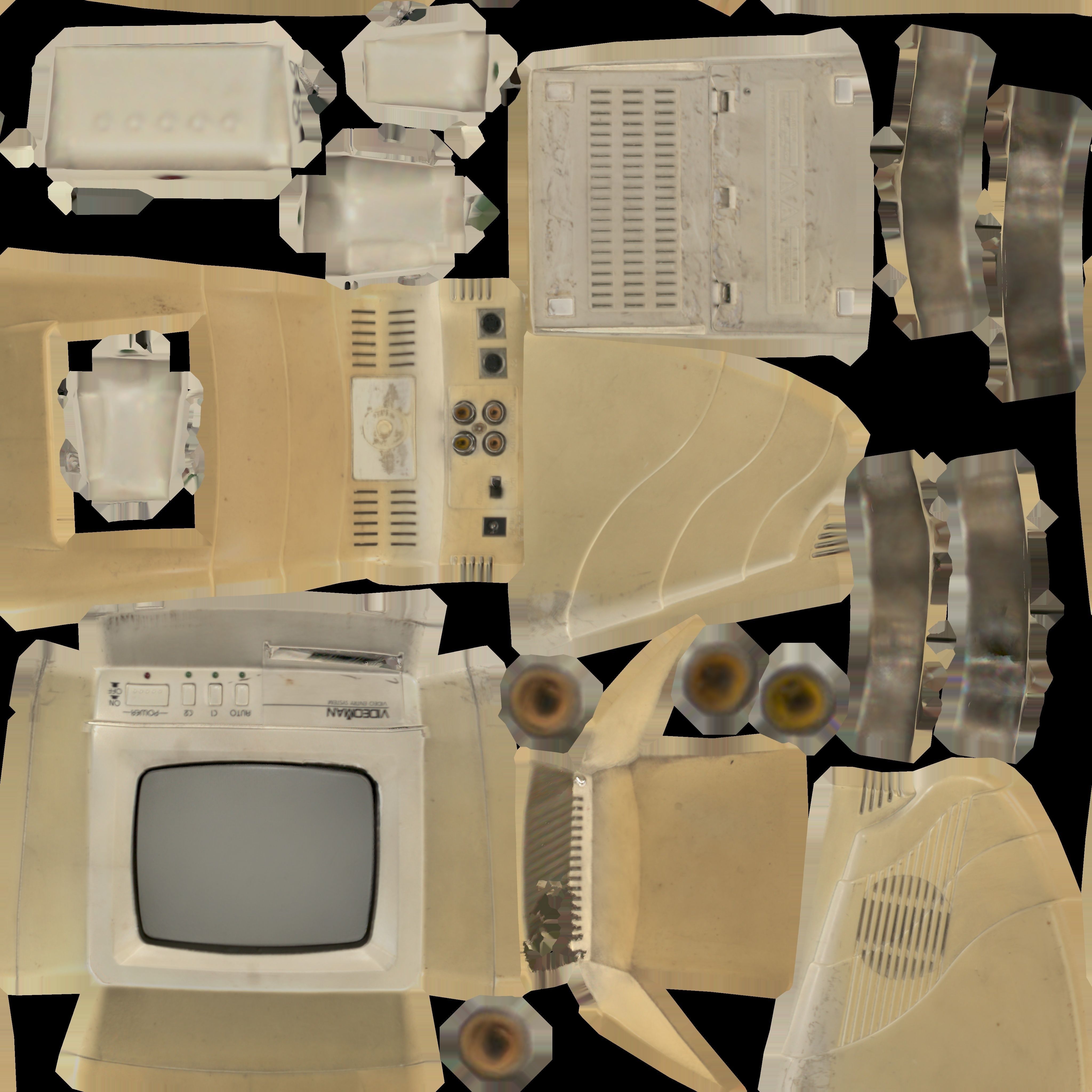 Game Ready Videoman Cam Monitor Low-poly 3D model_18