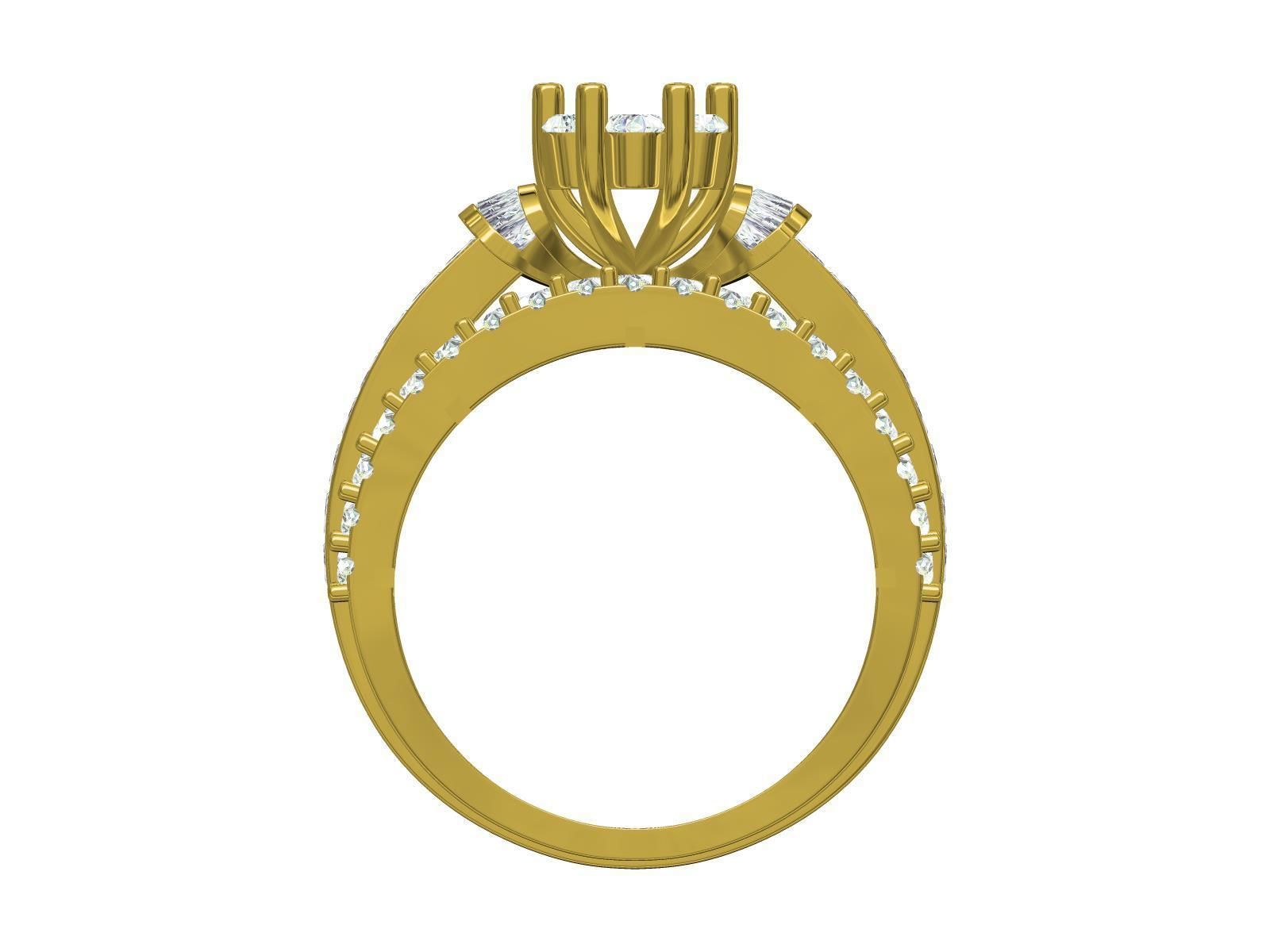 Men Ring-01 3D print model_3