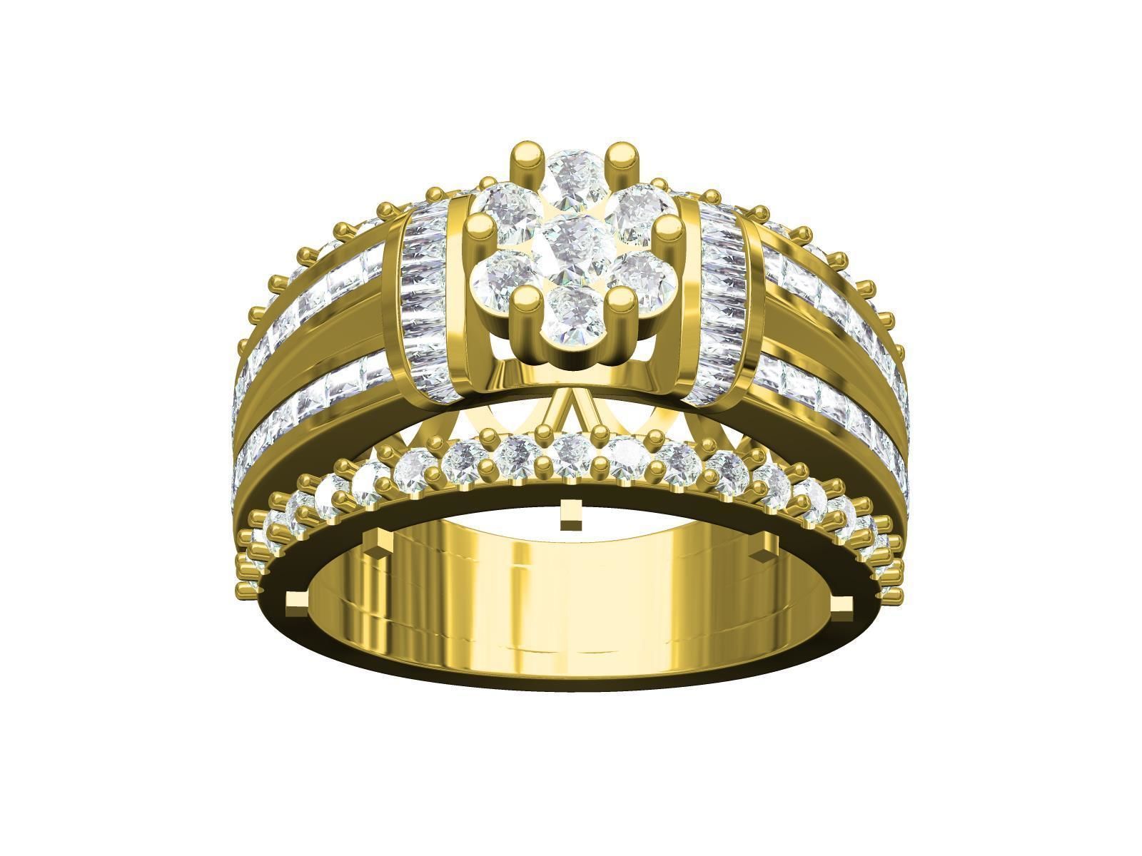 Men Ring-01 3D print model_2