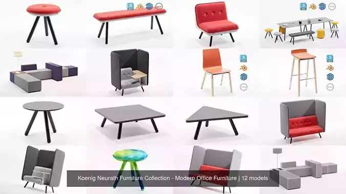 Koenig Neurath Furniture Collection - Modern Office Furniture 