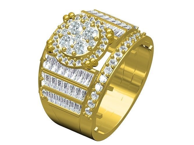 Men Ring-03 3D print model