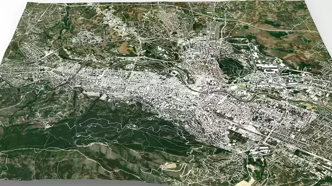 Cityscape Skopje Republic of Macedonia