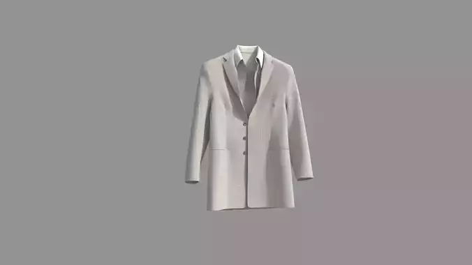 Trench Winter Coat Suit 