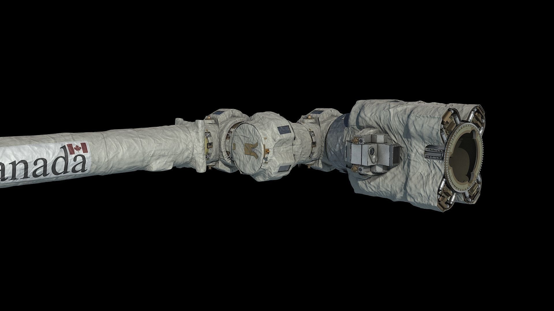 High quality 3D model ISS Canadarm 3D model_1