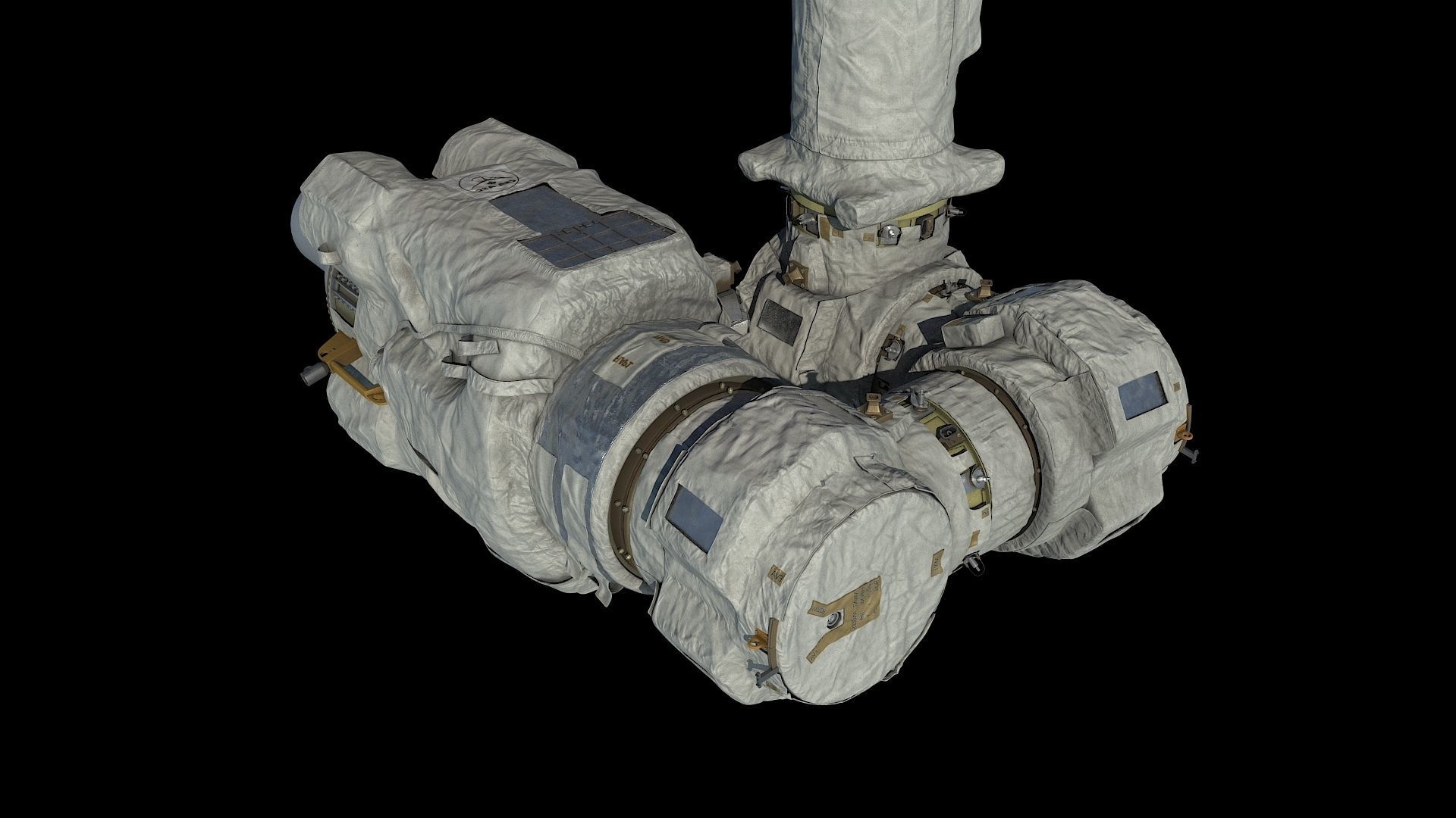 High quality 3D model ISS Canadarm 3D model_2