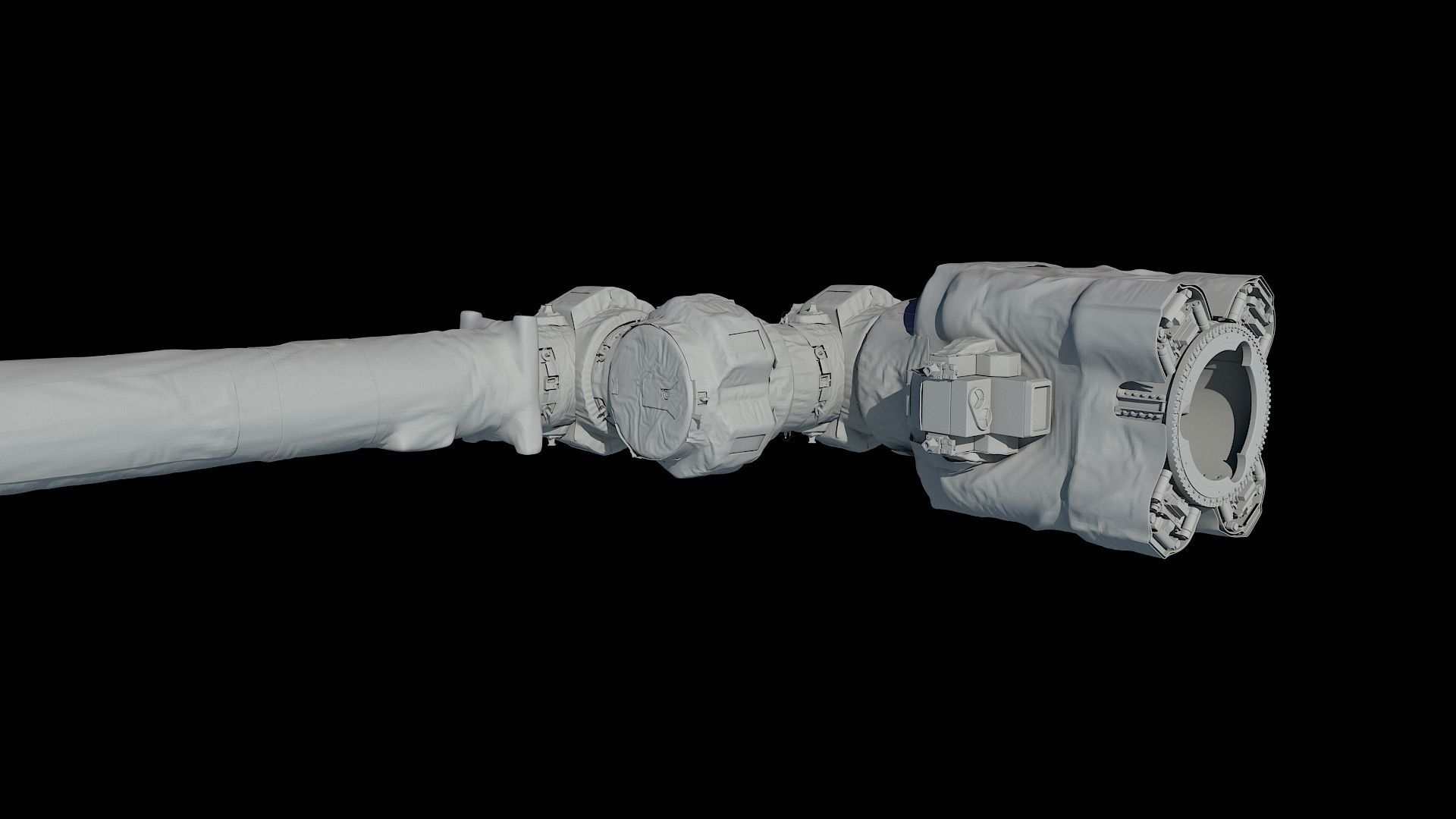 High quality 3D model ISS Canadarm 3D model_6