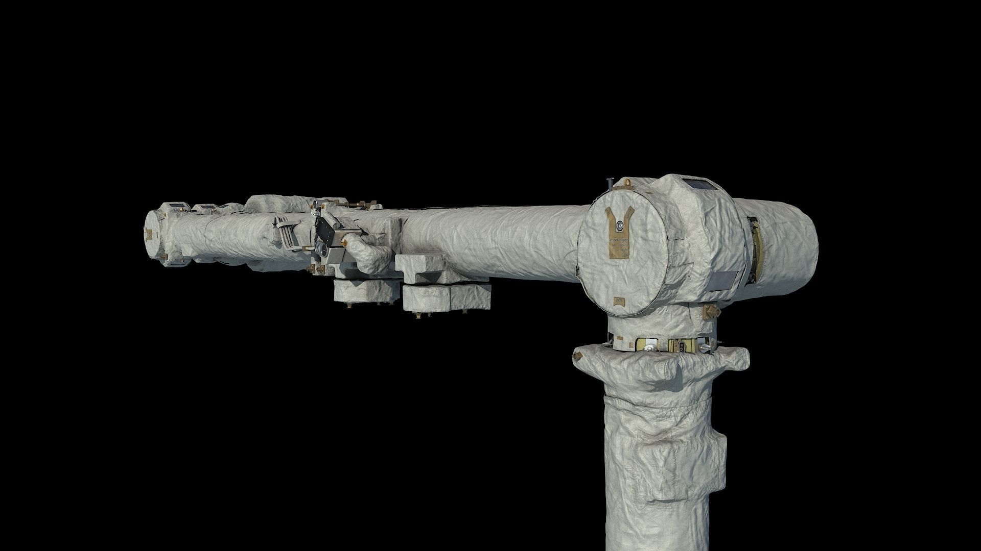 High quality 3D model ISS Canadarm 3D model_3