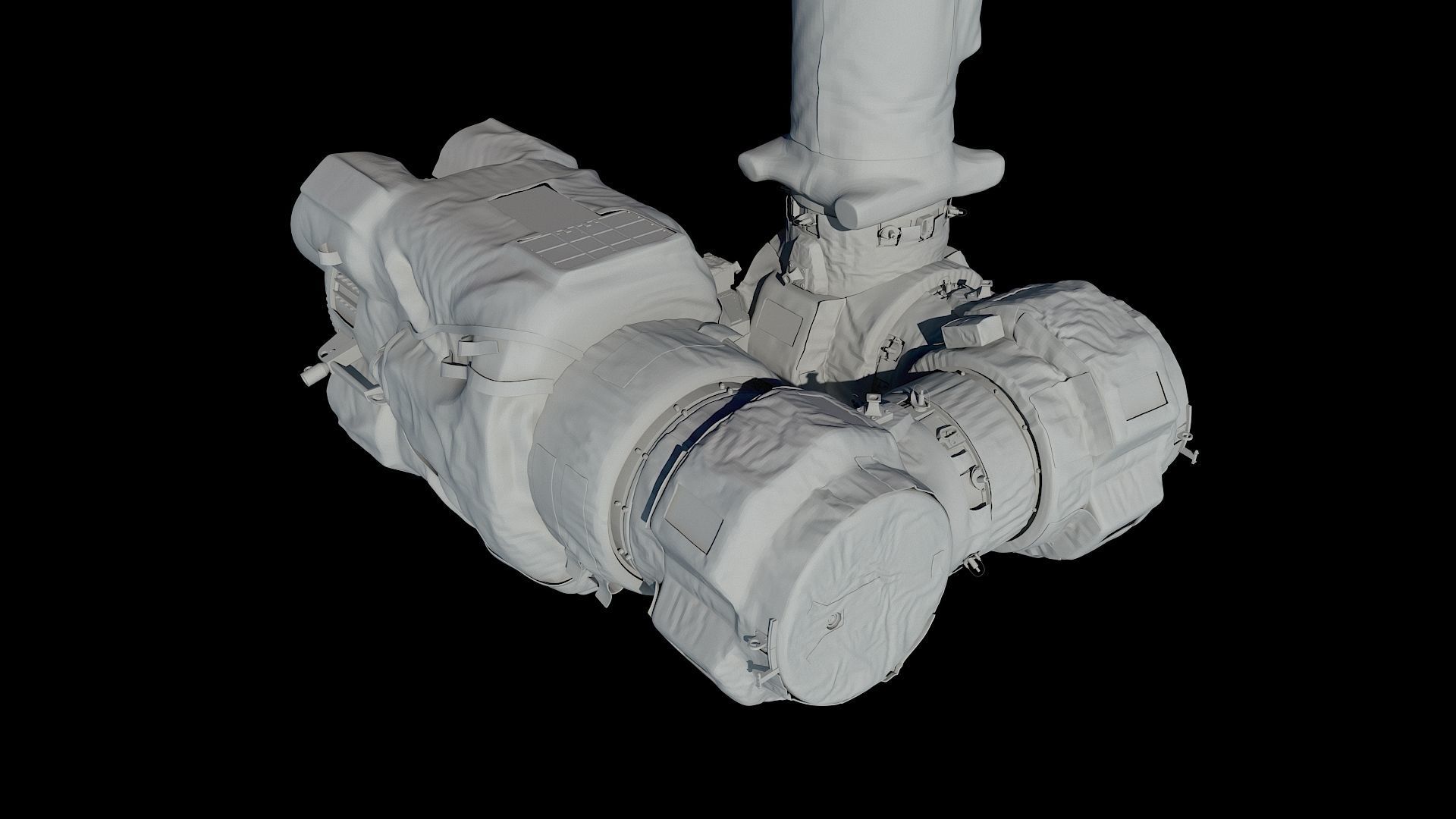High quality 3D model ISS Canadarm 3D model_8