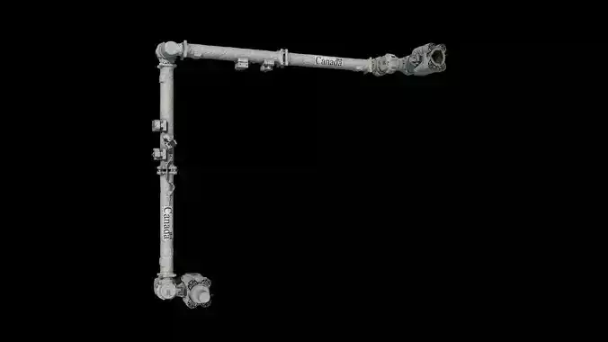 High quality 3D model ISS Canadarm 3D model