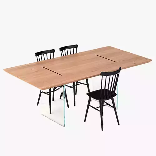 Tonelli Tavolante Dining Table with Chair