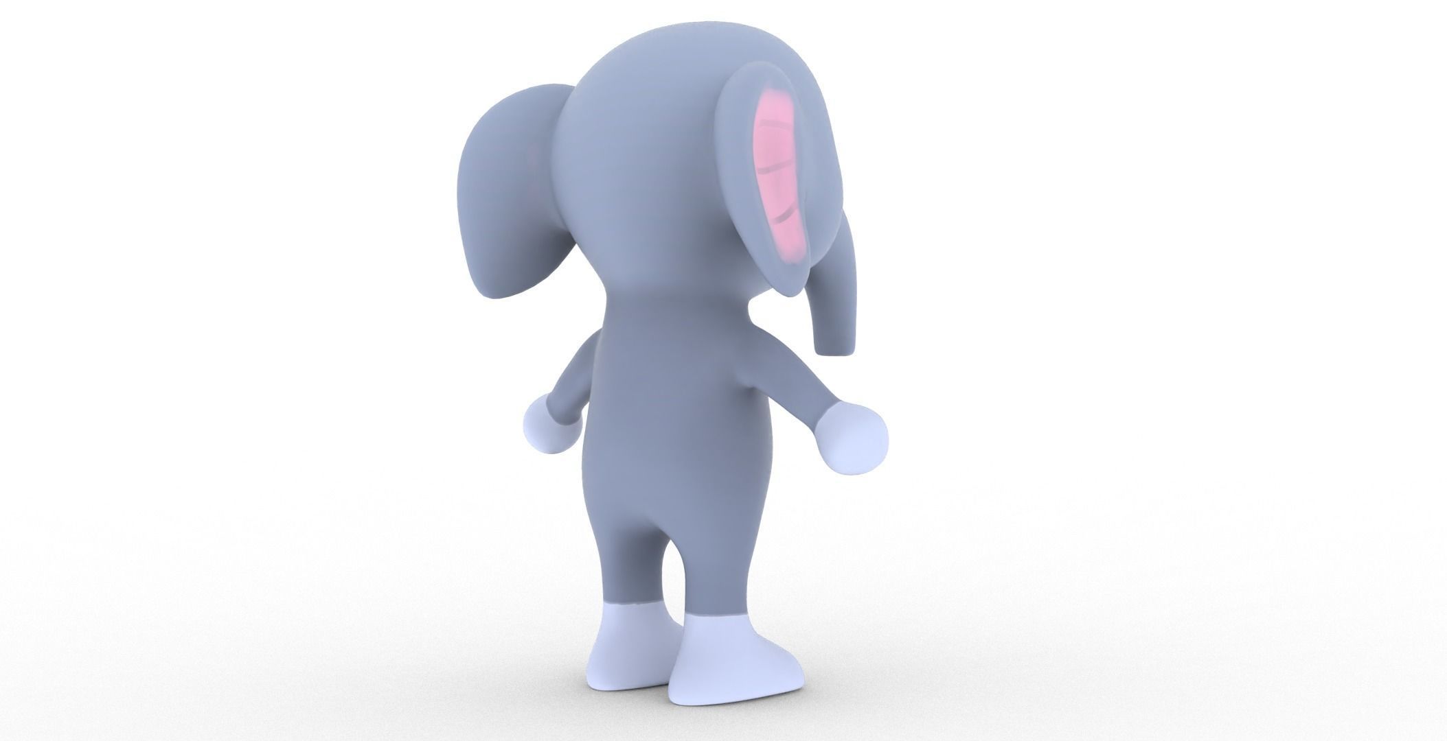 Character006 Animated Elephant 3D Low-poly 3D model_24