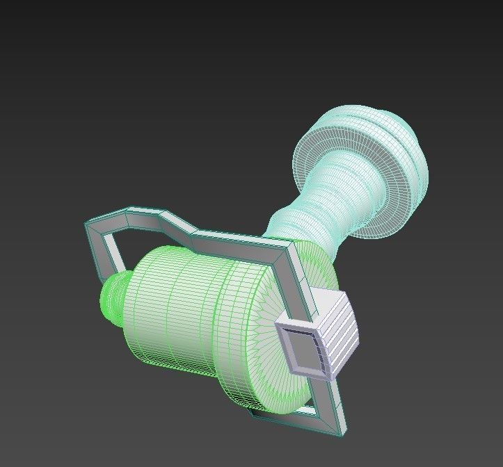 Tap for water filter 3D model_6