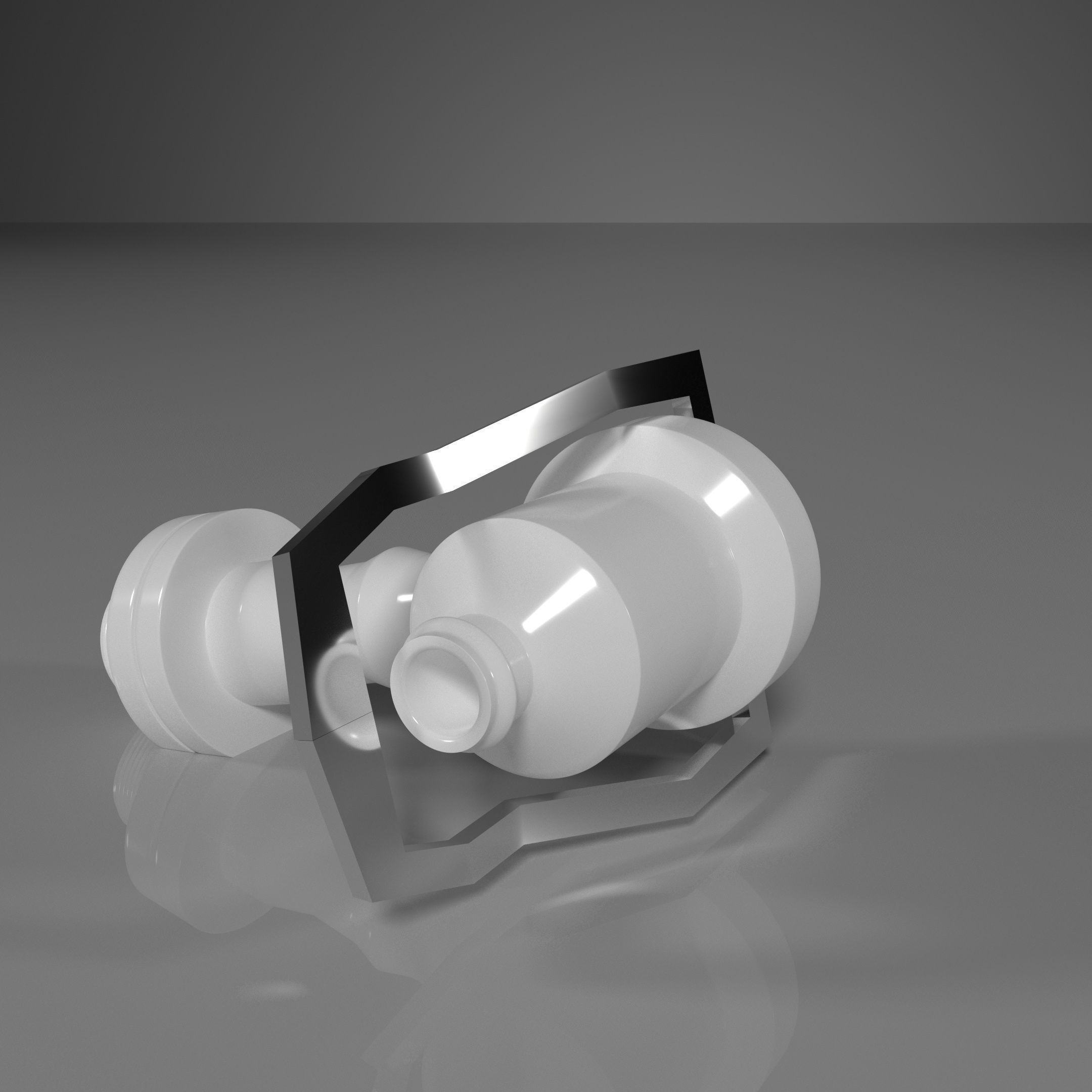 Tap for water filter 3D model_4