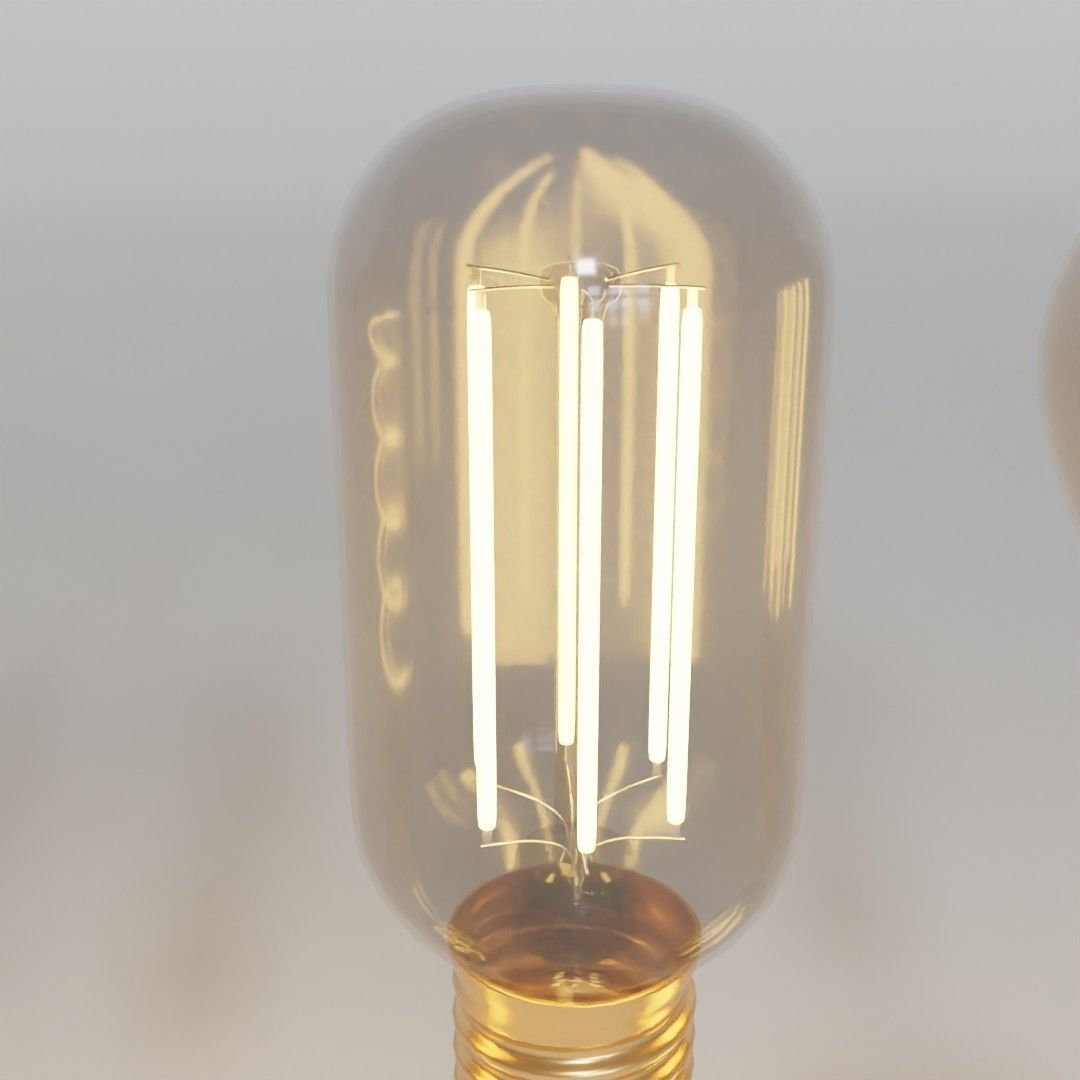industrial light led bulb collection 3D model_9