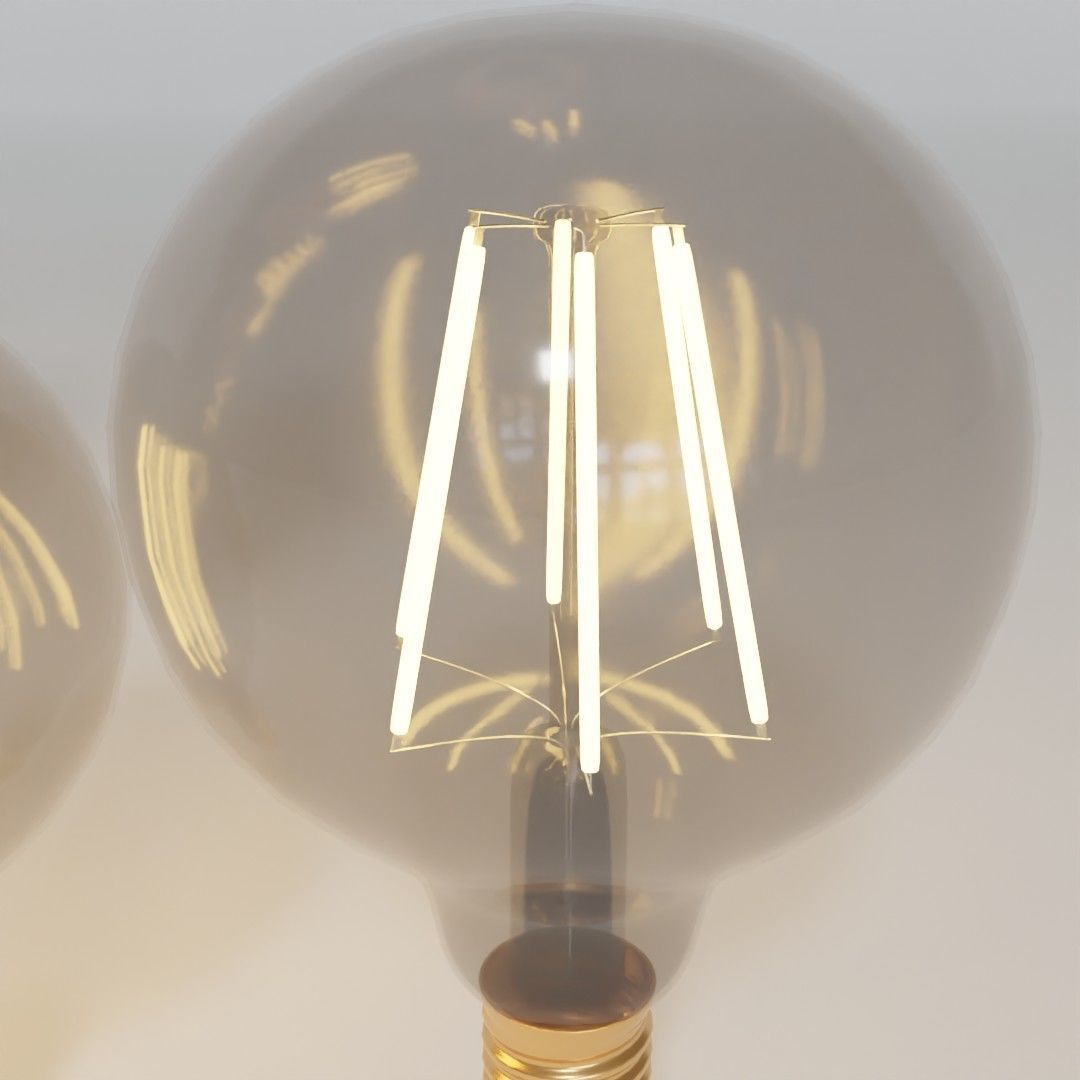 industrial light led bulb collection 3D model_7
