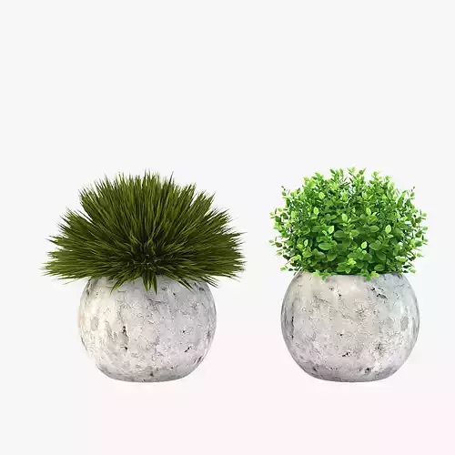 Table Top Decoration Centerpiece Planter of Fake Green Grass