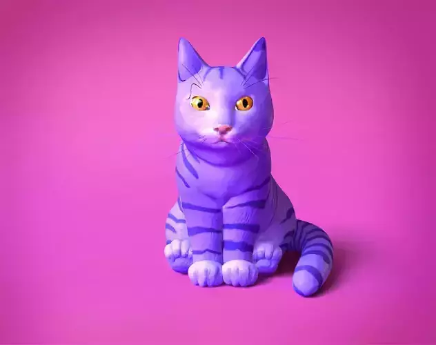 Cat cartoon character