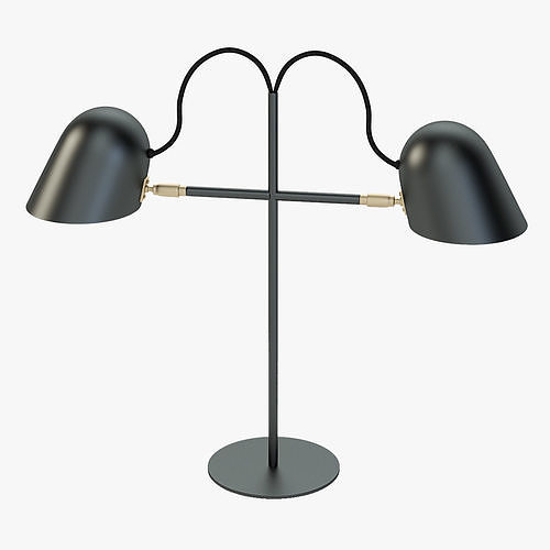 Streck Bordslampa Double Head Lamp by Joel Karlsson 3D model