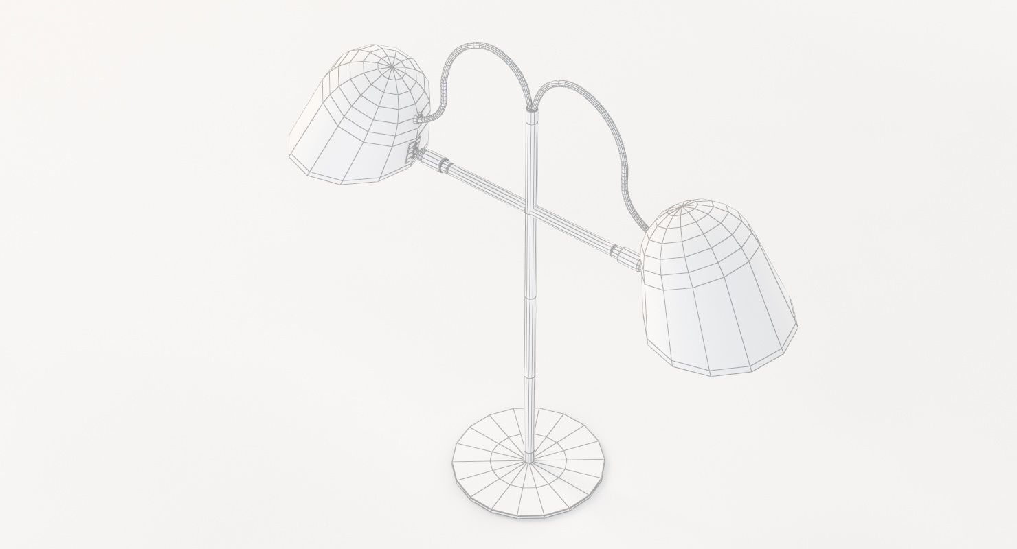 Streck Bordslampa Double Head Lamp by Joel Karlsson 3D model_12