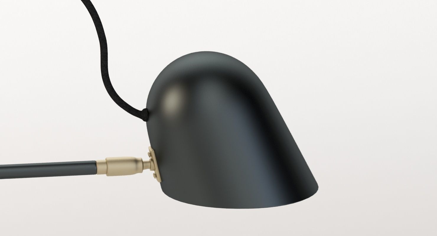 Streck Bordslampa Double Head Lamp by Joel Karlsson 3D model_10