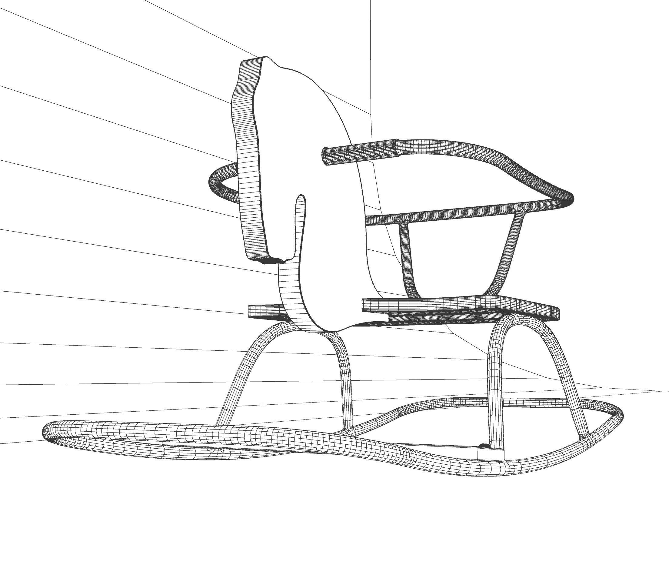 Rocking Horse Vintage 3D model_15