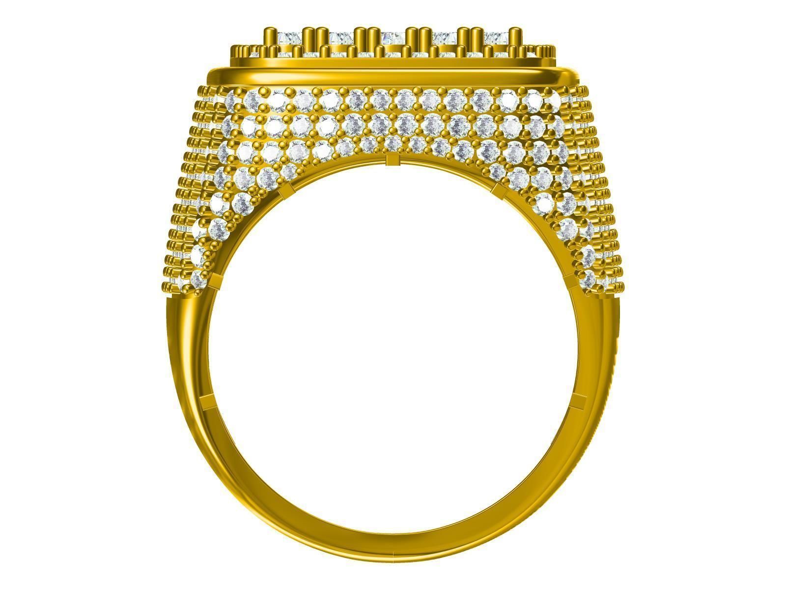 Men Ring-05 3D print model_3