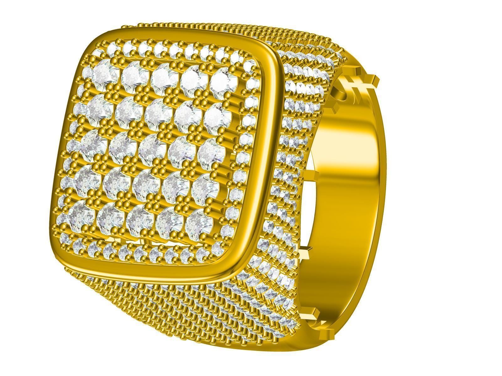 Men Ring-05 3D print model_1