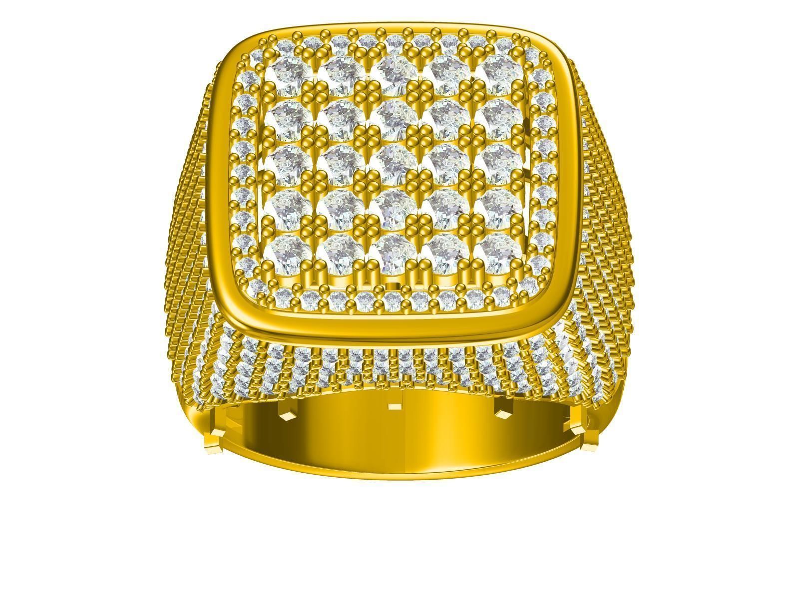 Men Ring-05 3D print model_5