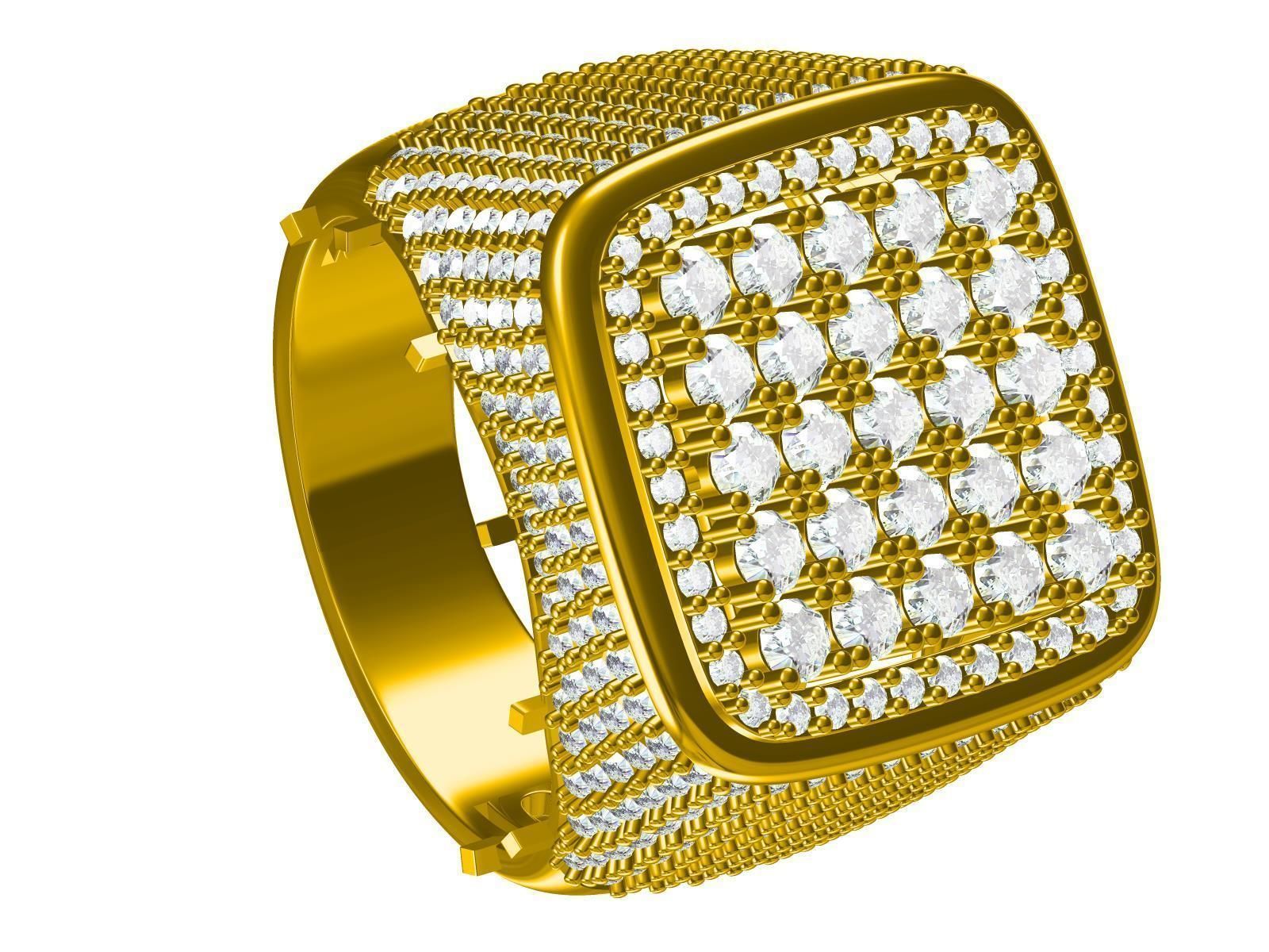 Men Ring-05 3D print model_4