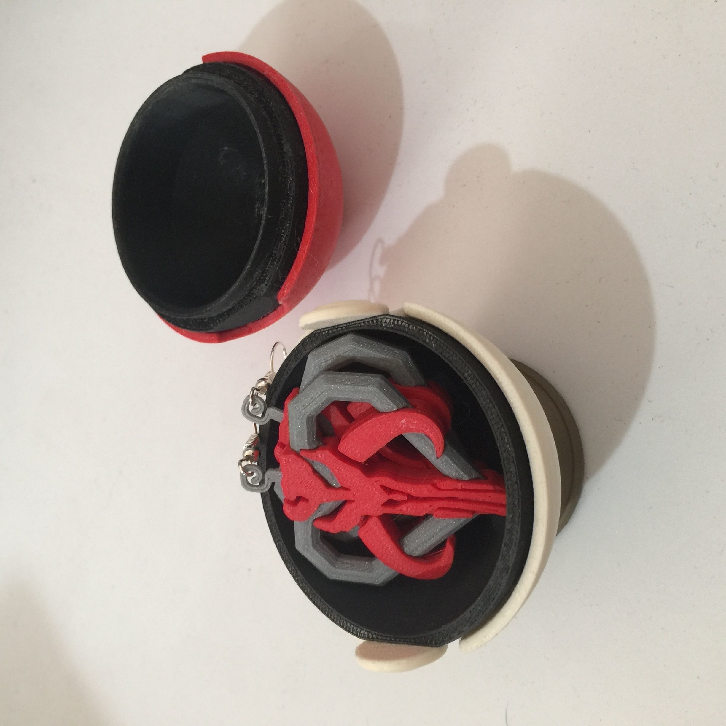 Pokeball Gift Box 3D print model_6