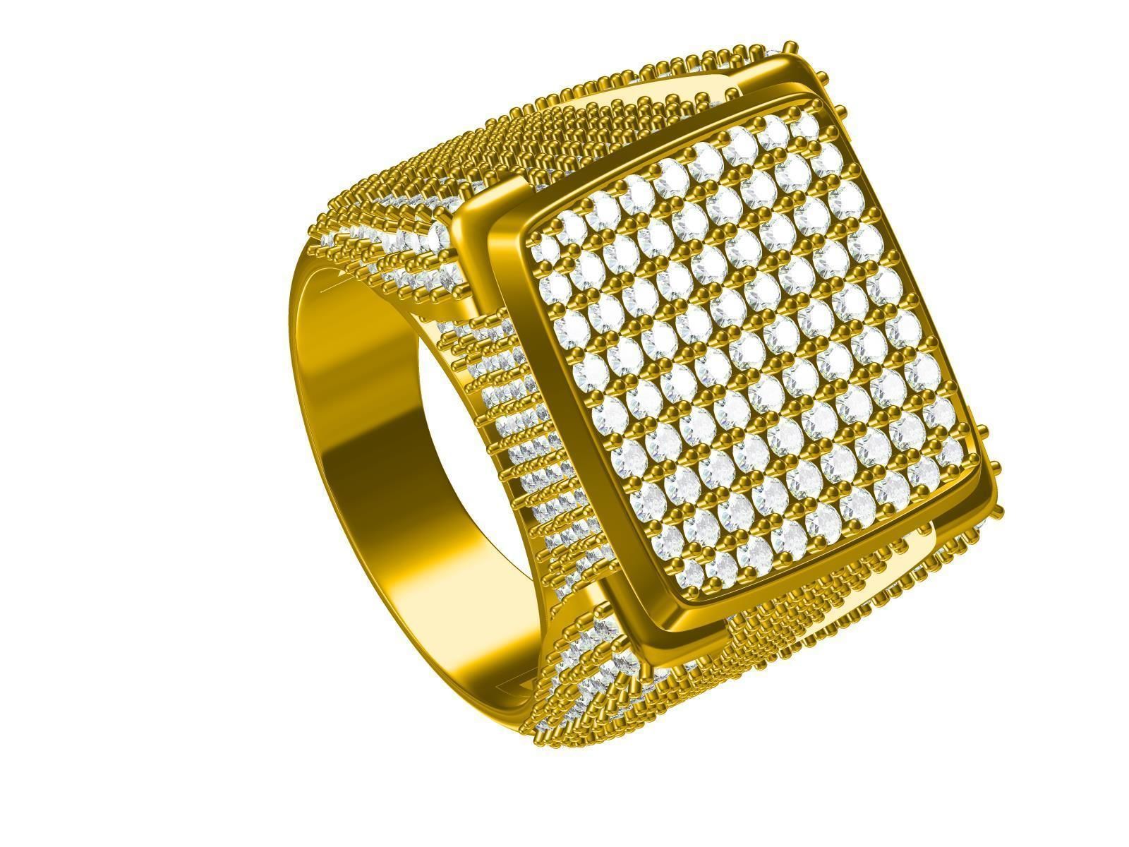 Men Ring-07 3D print model_5