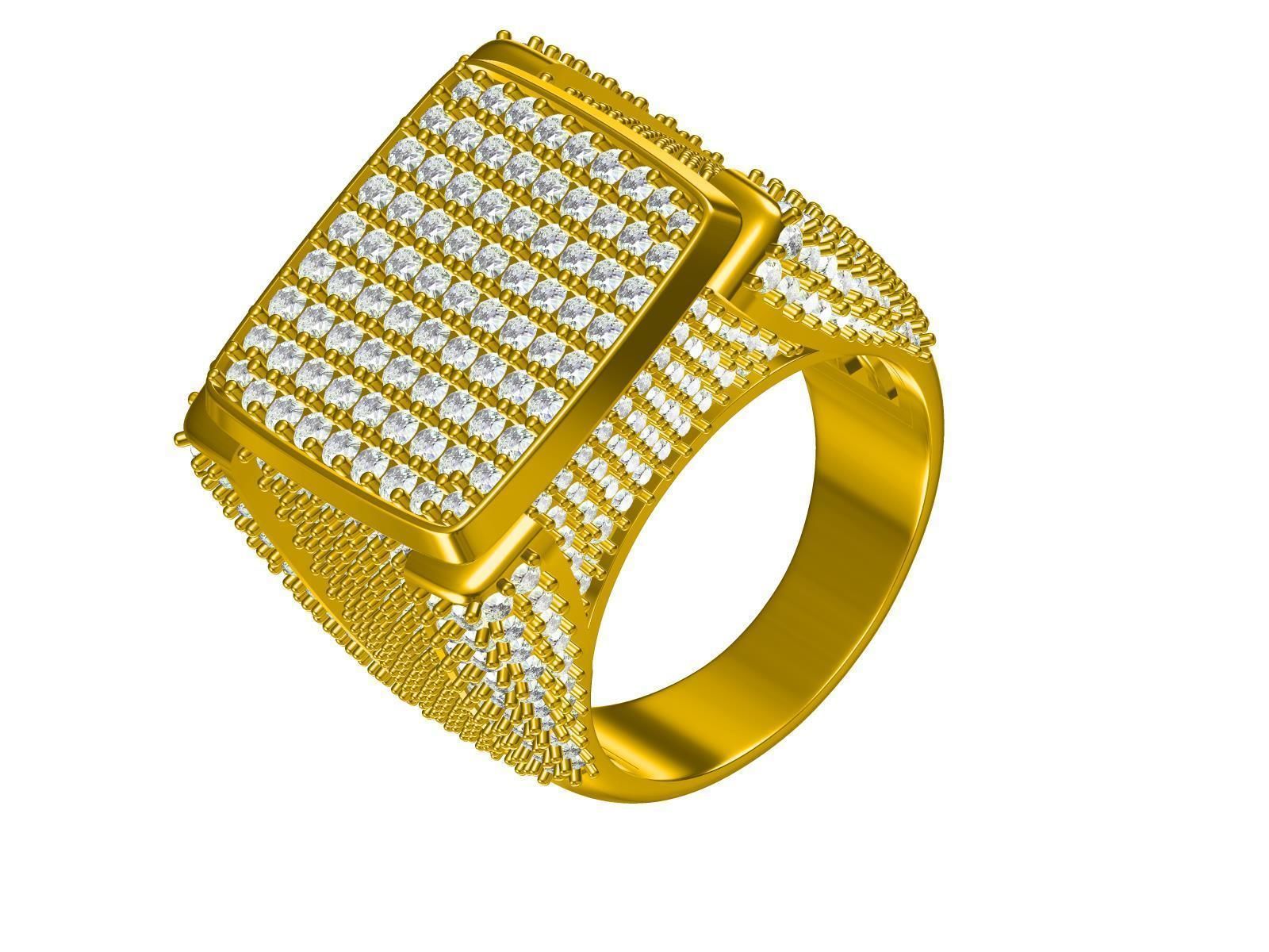 Men Ring-07 3D print model_1