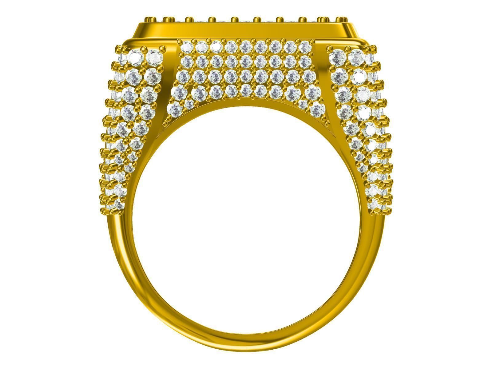 Men Ring-07 3D print model_2