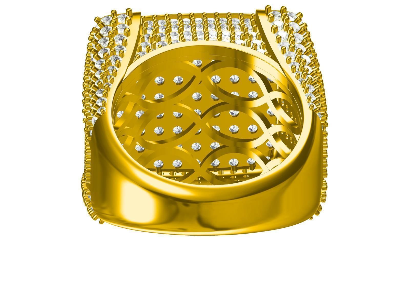 Men Ring-07 3D print model_3